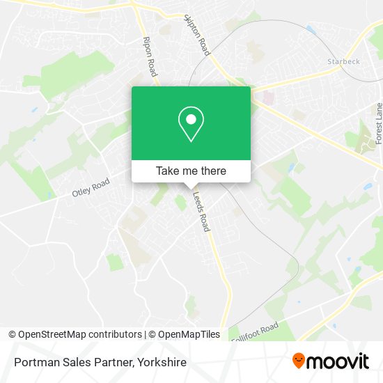 Portman Sales Partner map