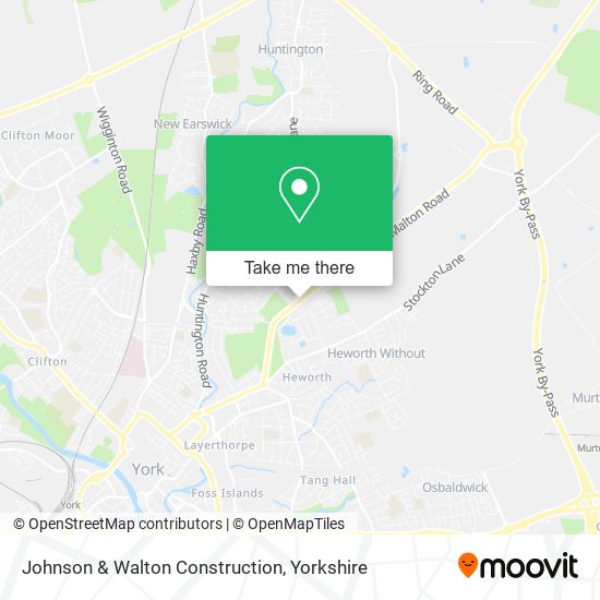 Johnson & Walton Construction map