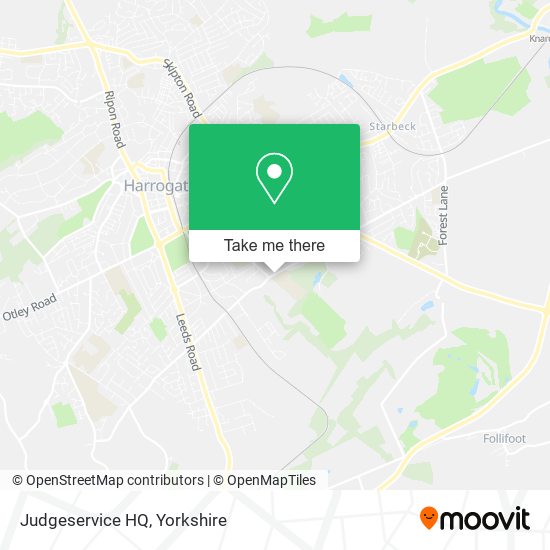 Judgeservice HQ map