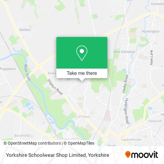 Yorkshire Schoolwear Shop Limited map