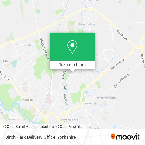 Birch Park Delivery Office map