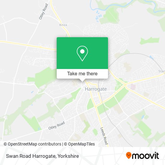 Swan Road Harrogate map