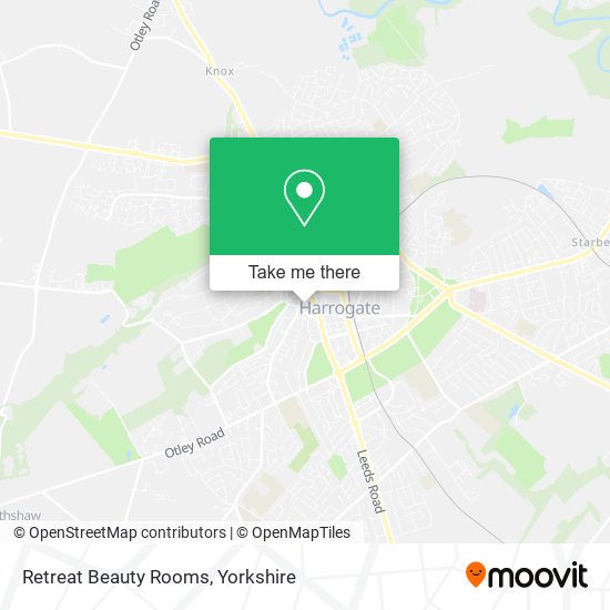 Retreat Beauty Rooms map