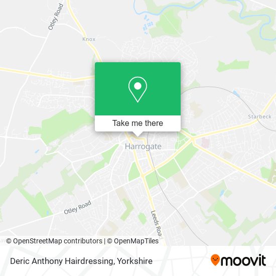 Deric Anthony Hairdressing map