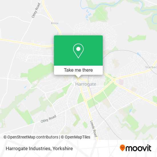 Harrogate Industries map