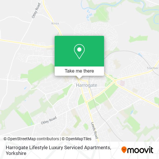 Harrogate Lifestyle Luxury Serviced Apartments map