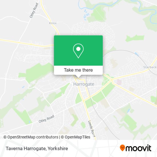 Taverna Harrogate map