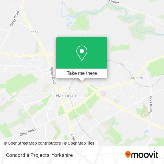 Concordia Projects map