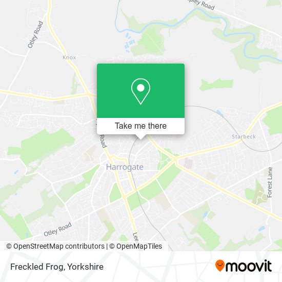 Freckled Frog map