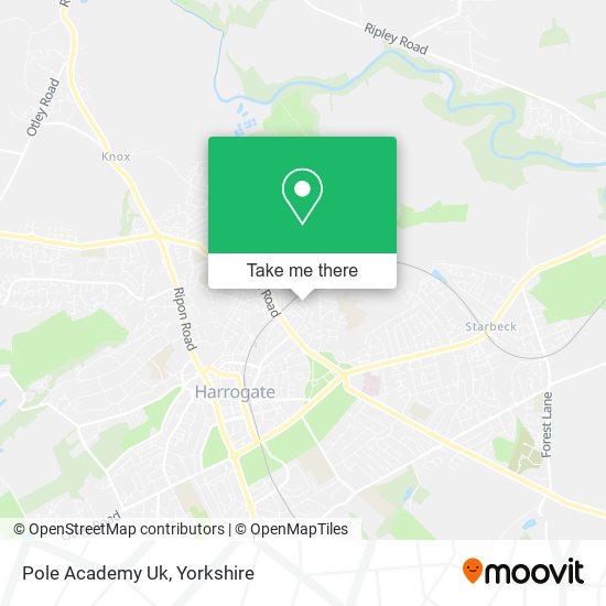 Pole Academy Uk map