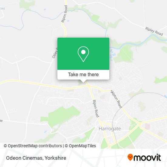 Odeon Cinemas map