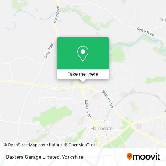 Baxters Garage Limited map