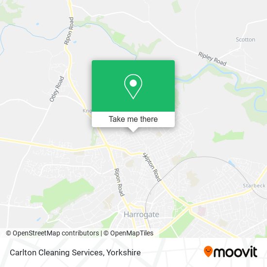 Carlton Cleaning Services map