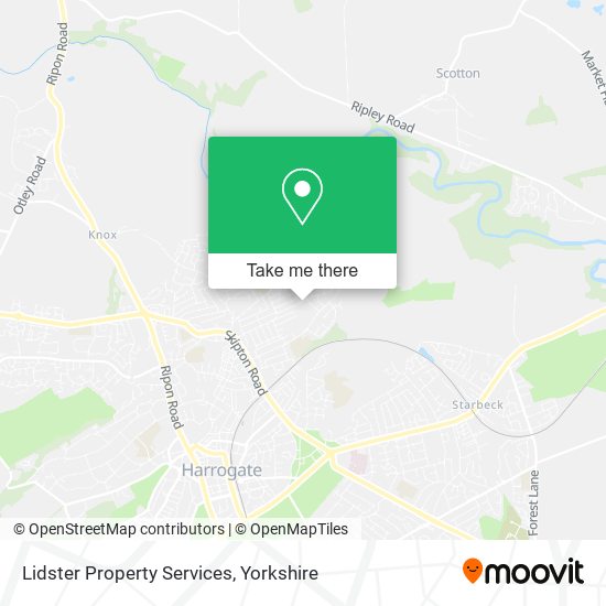 Lidster Property Services map