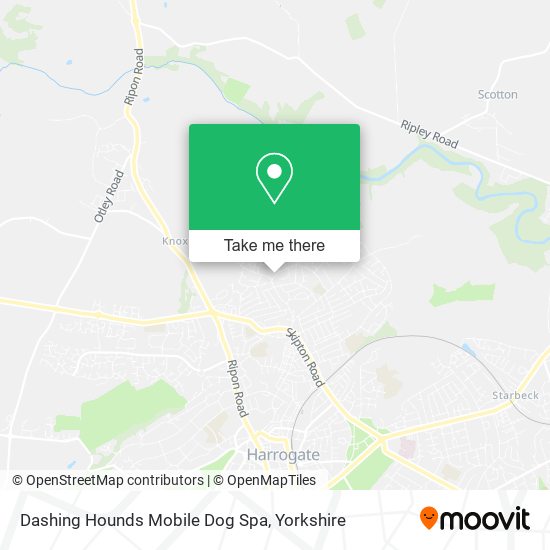 Dashing Hounds Mobile Dog Spa map