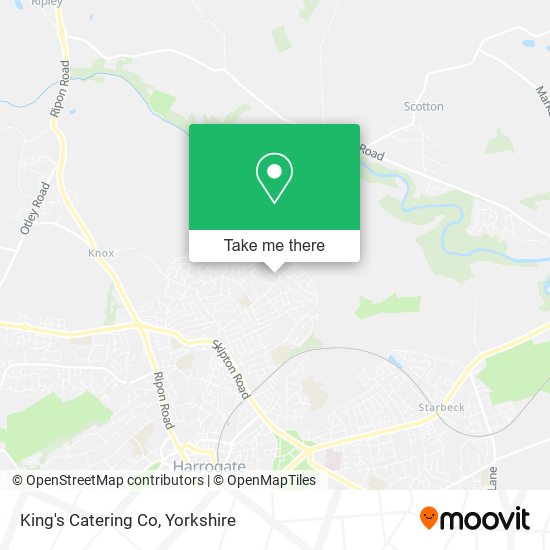 King's Catering Co map