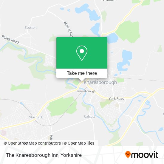 The Knaresborough Inn map