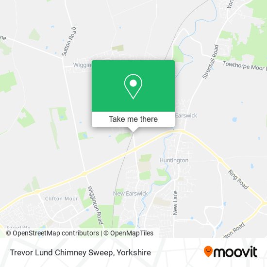Trevor Lund Chimney Sweep map