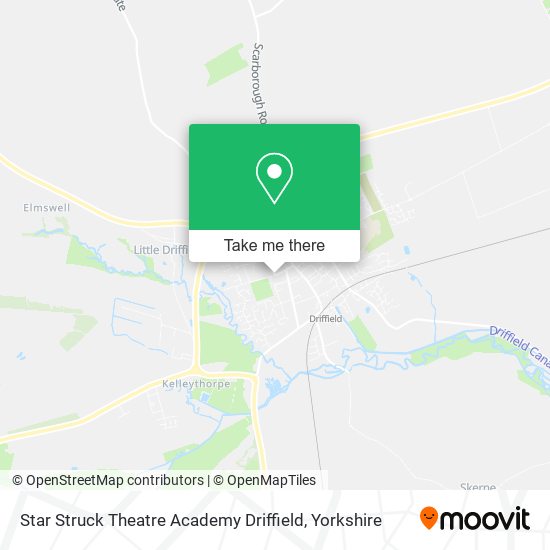 Star Struck Theatre Academy Driffield map