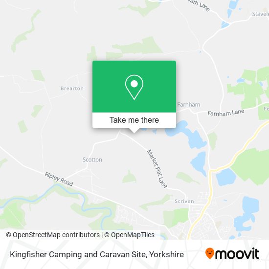 Kingfisher Camping and Caravan Site map