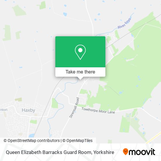 Queen Elizabeth Barracks Guard Room map