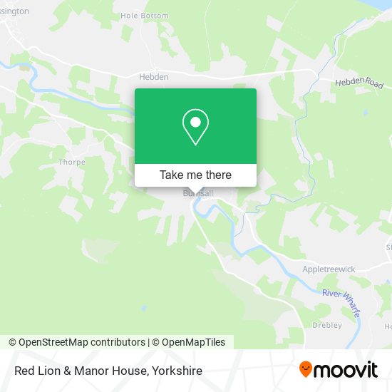 Red Lion & Manor House map