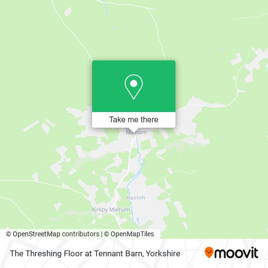 The Threshing Floor at Tennant Barn map