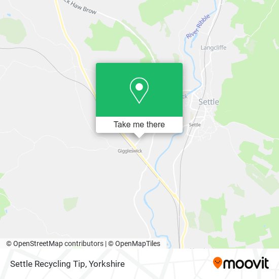 Settle Recycling Tip map