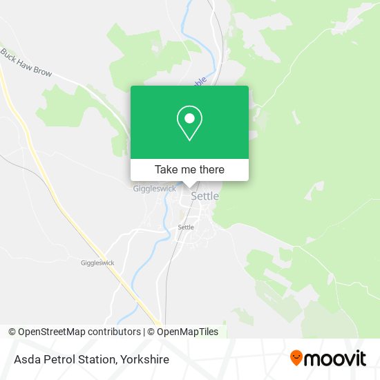 Asda Petrol Station map