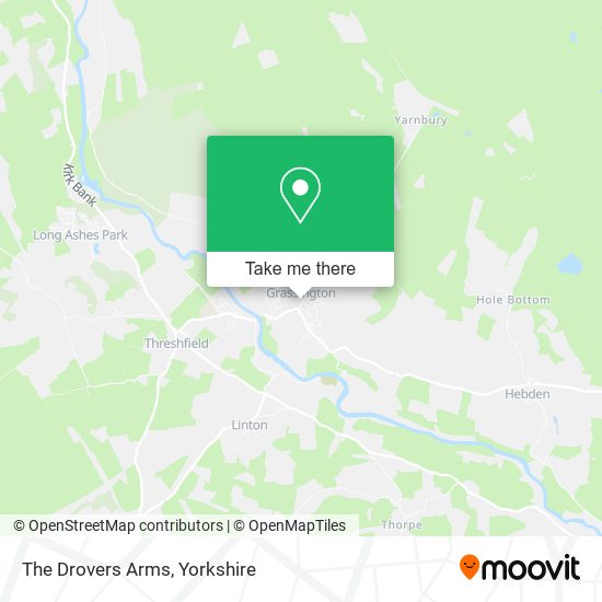 The Drovers Arms map