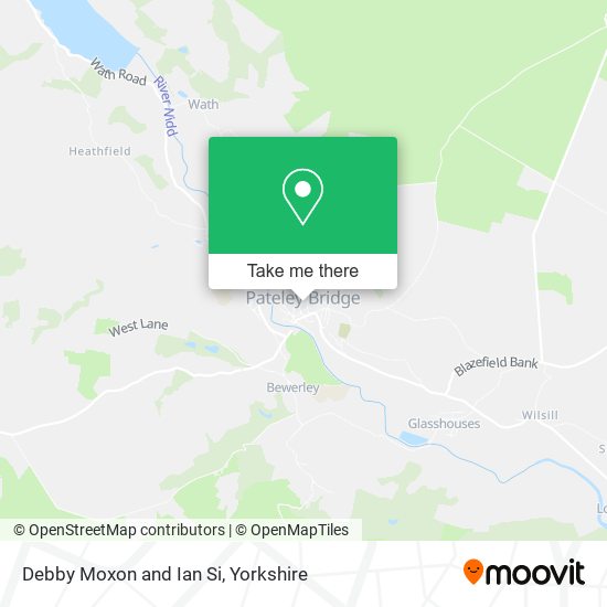 Debby Moxon and Ian Si map