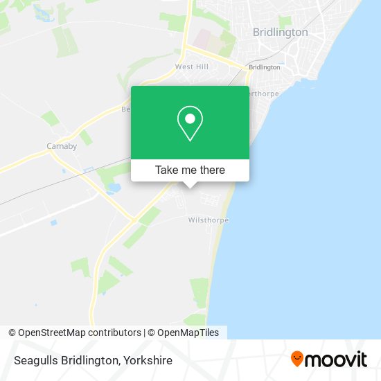 Seagulls Bridlington map