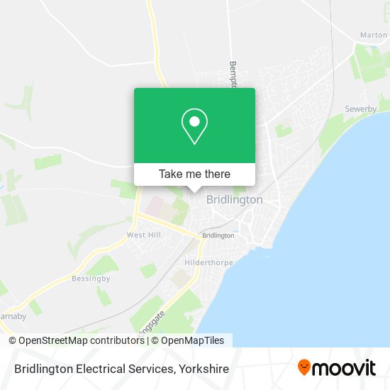 Bridlington Electrical Services map