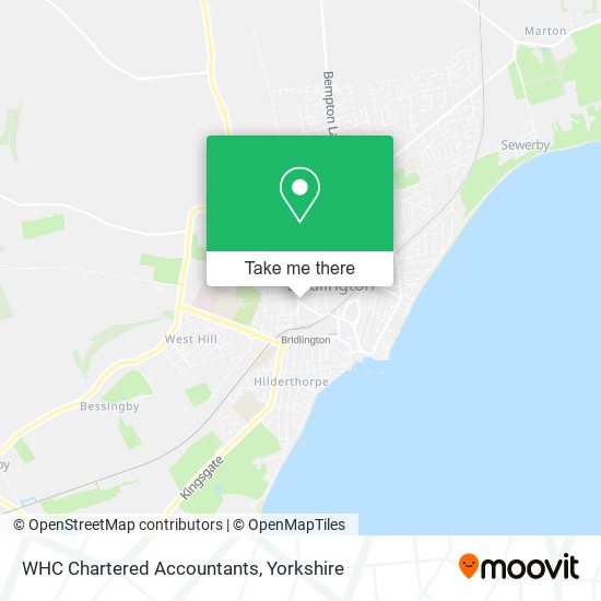 WHC Chartered Accountants map