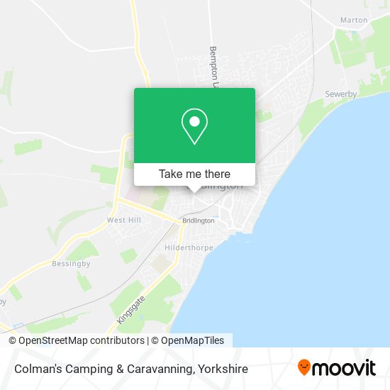 Colman's Camping & Caravanning map