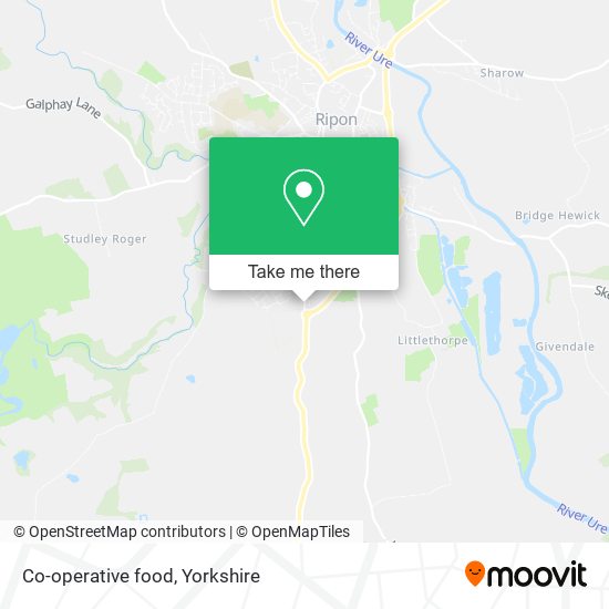 Co-operative food map