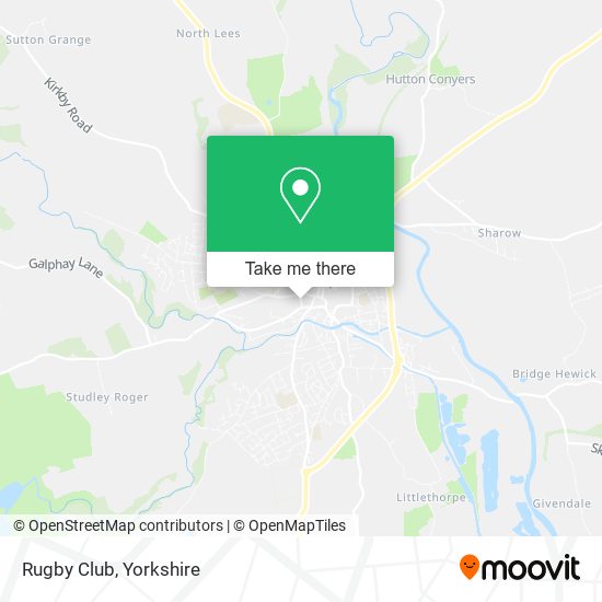 Rugby Club map