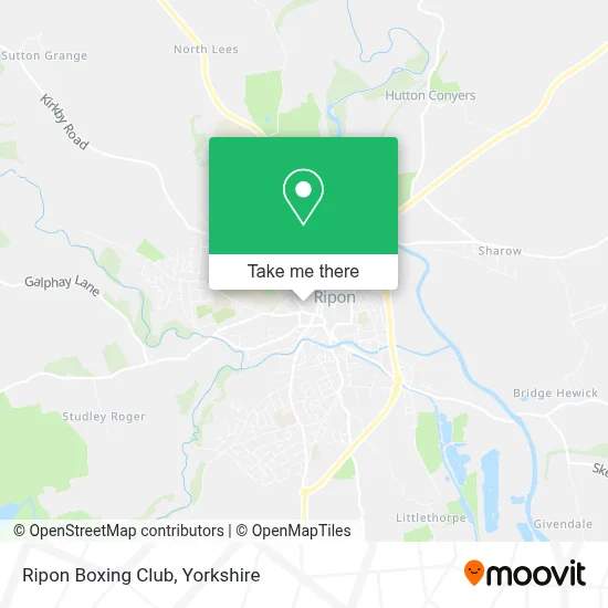 Ripon Boxing Club map