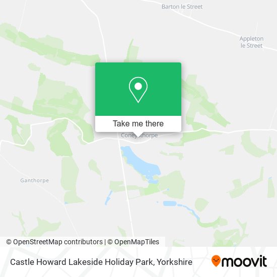 Castle Howard Lakeside Holiday Park map