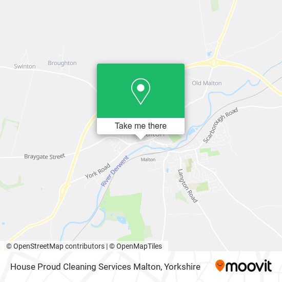 House Proud Cleaning Services Malton map