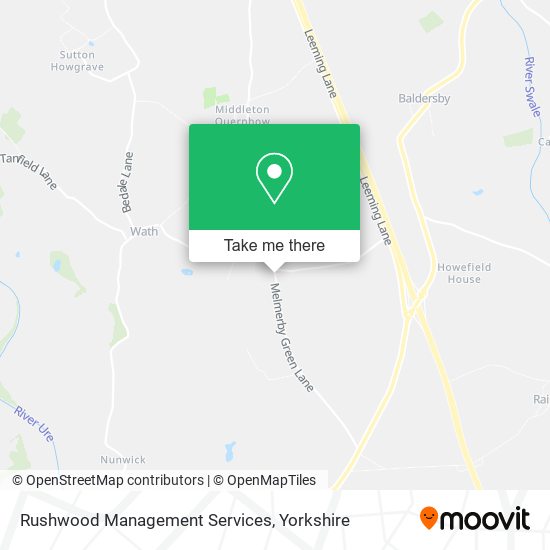 Rushwood Management Services map