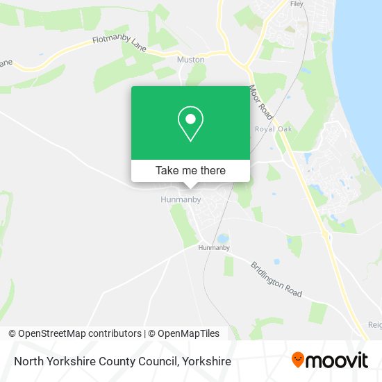 North Yorkshire County Council map