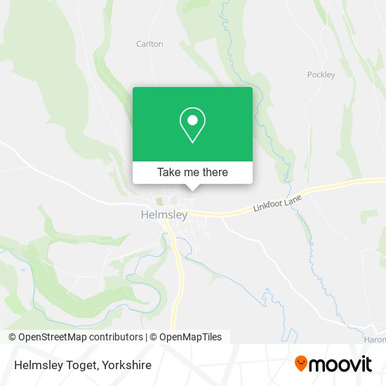Helmsley Toget map