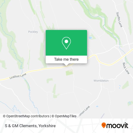 S & GM Clements map