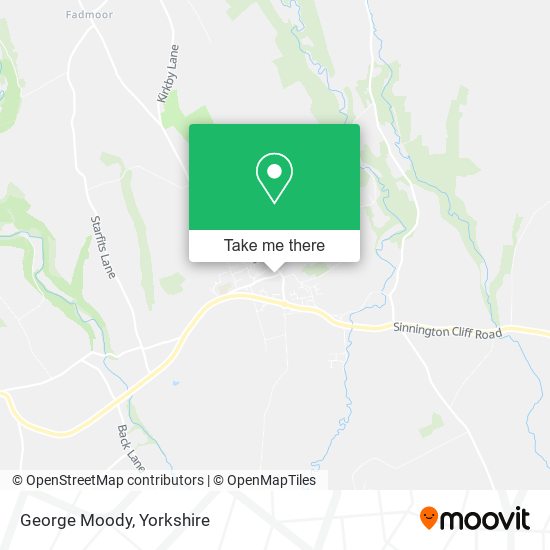George Moody map