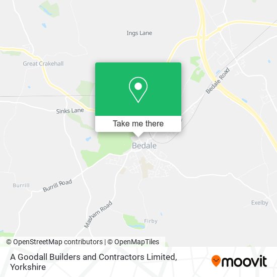 A Goodall Builders and Contractors Limited map