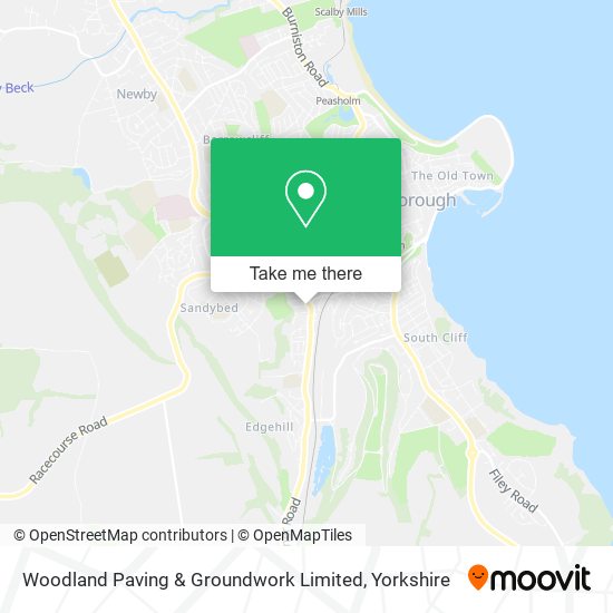 Woodland Paving & Groundwork Limited map