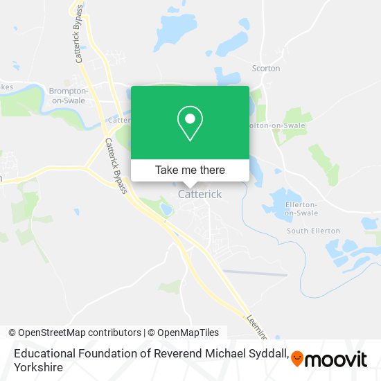 Educational Foundation of Reverend Michael Syddall map