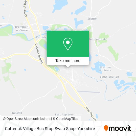 Catterick Village Bus Stop Swap Shop map