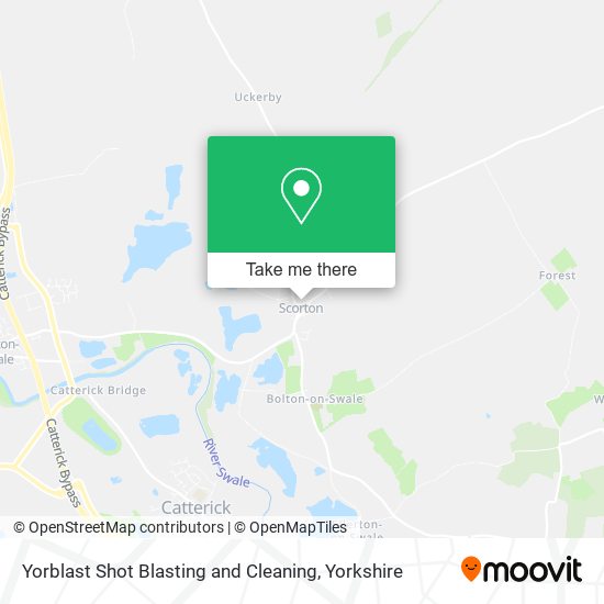 Yorblast Shot Blasting and Cleaning map